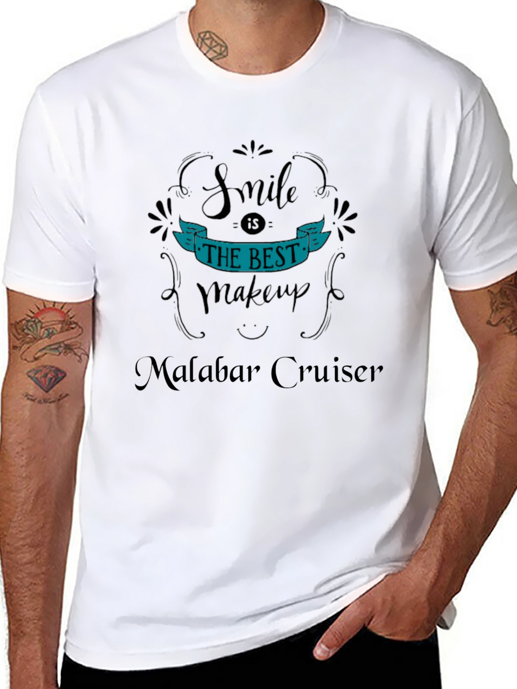Smile is the Best Makeup T-Shirt
