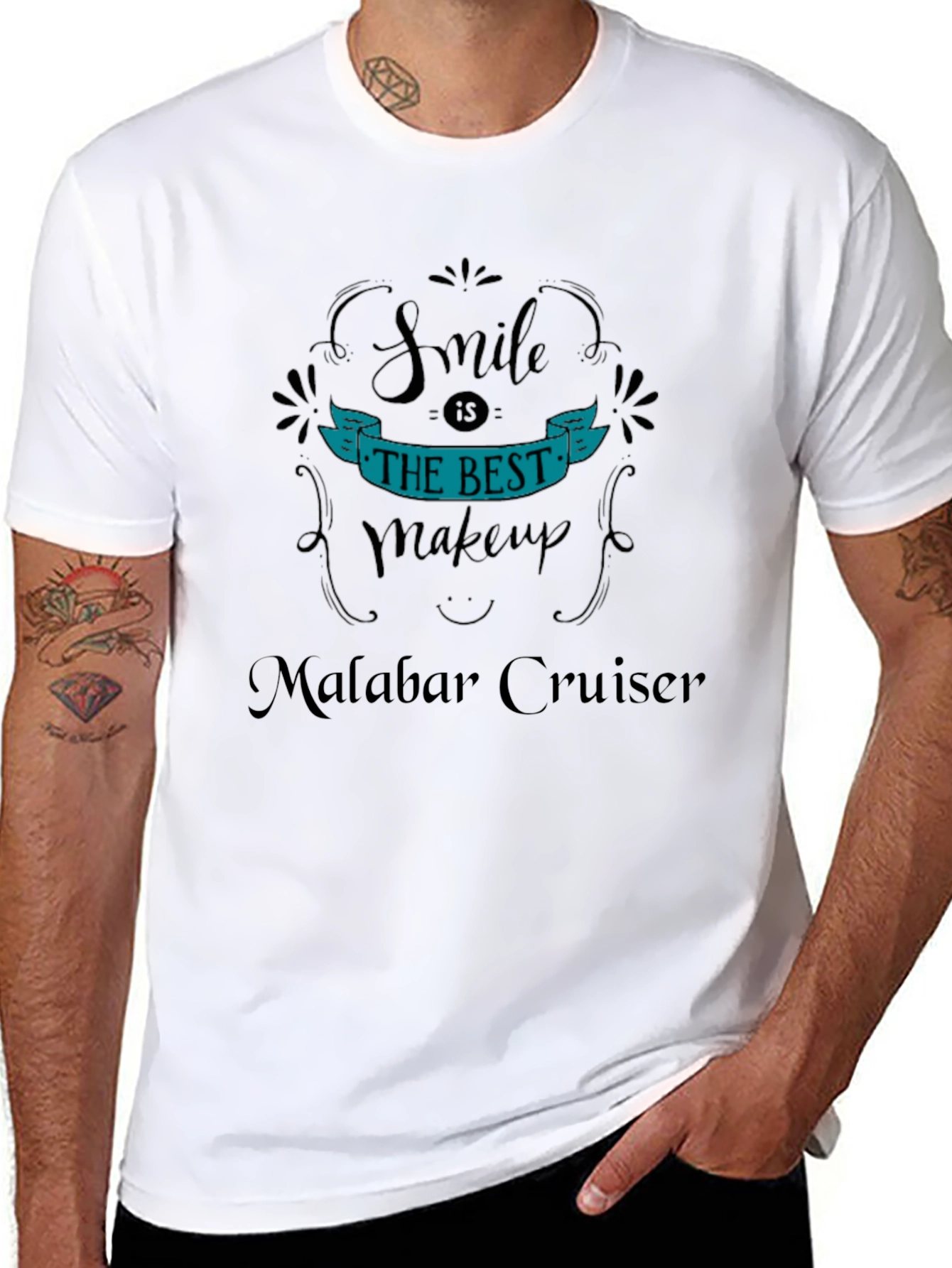 Smile is the Best Makeup T-Shirt