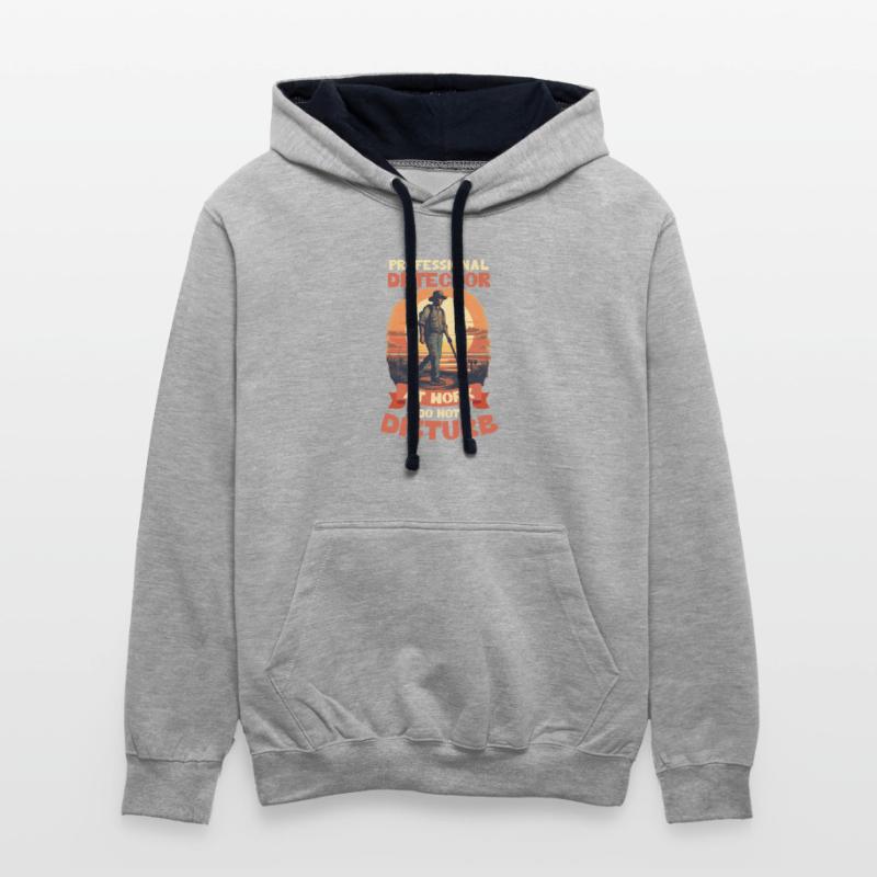 Metal Detecting Professional Detector At Work