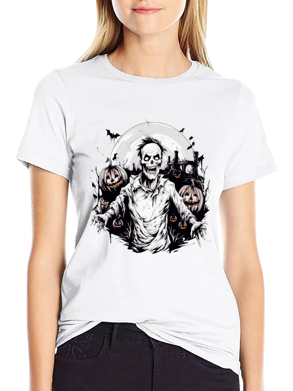 Halloween Zombie T-Shirt: Spooky Season Apparel