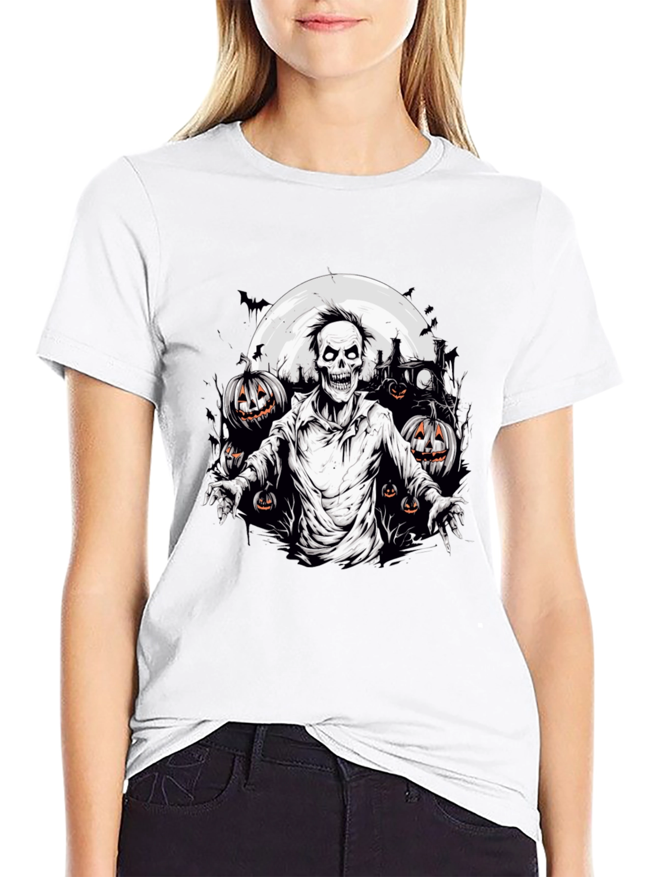 Halloween Zombie T-Shirt: Spooky Season Apparel