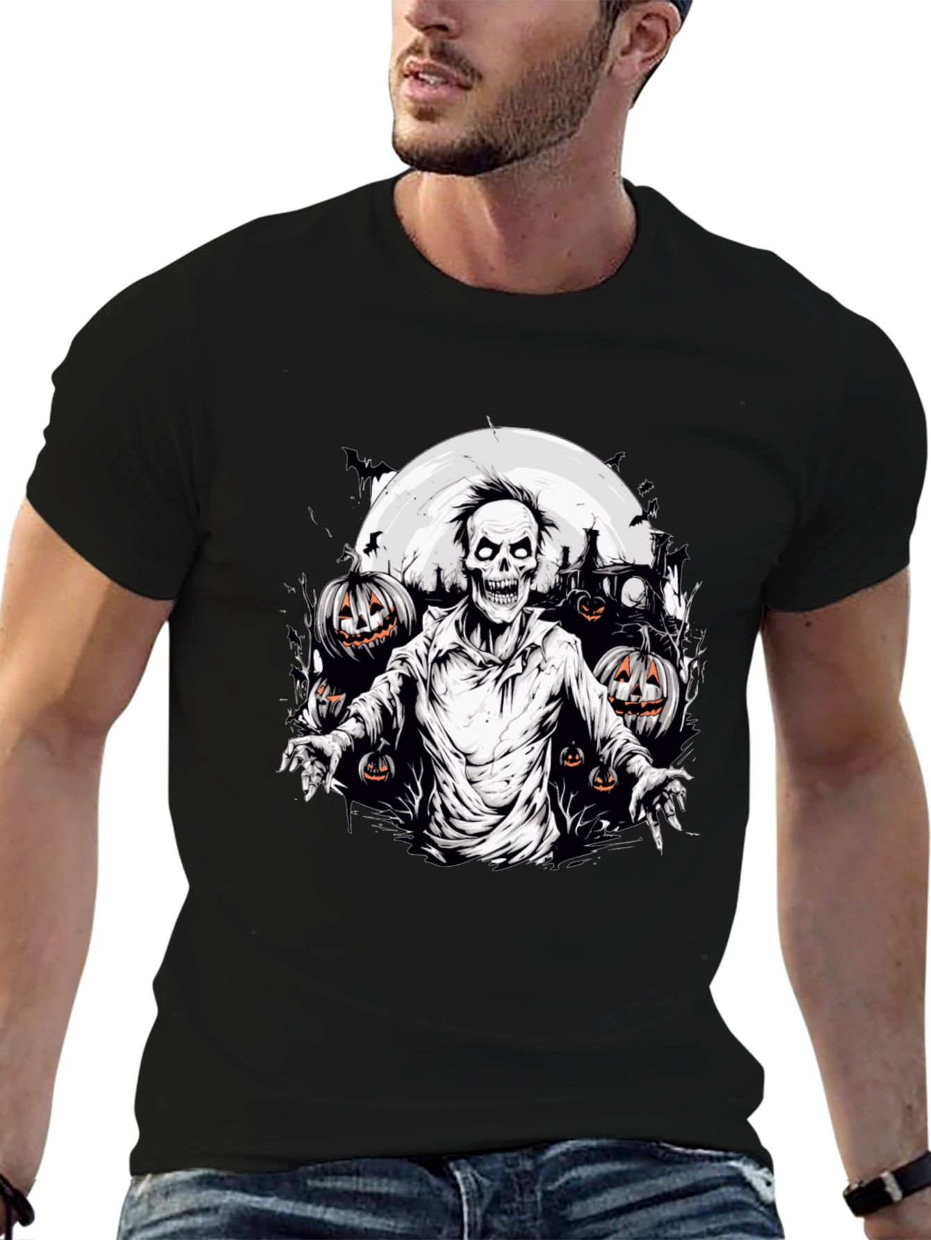 Halloween Zombie T-Shirt: Spooky Season Apparel