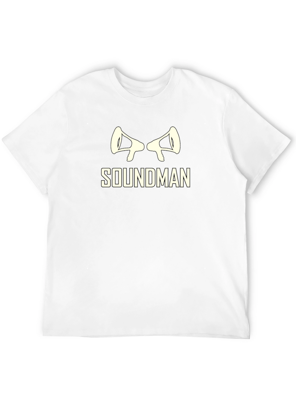 Soundman Graphic Tee - Black Cotton T-Shirt