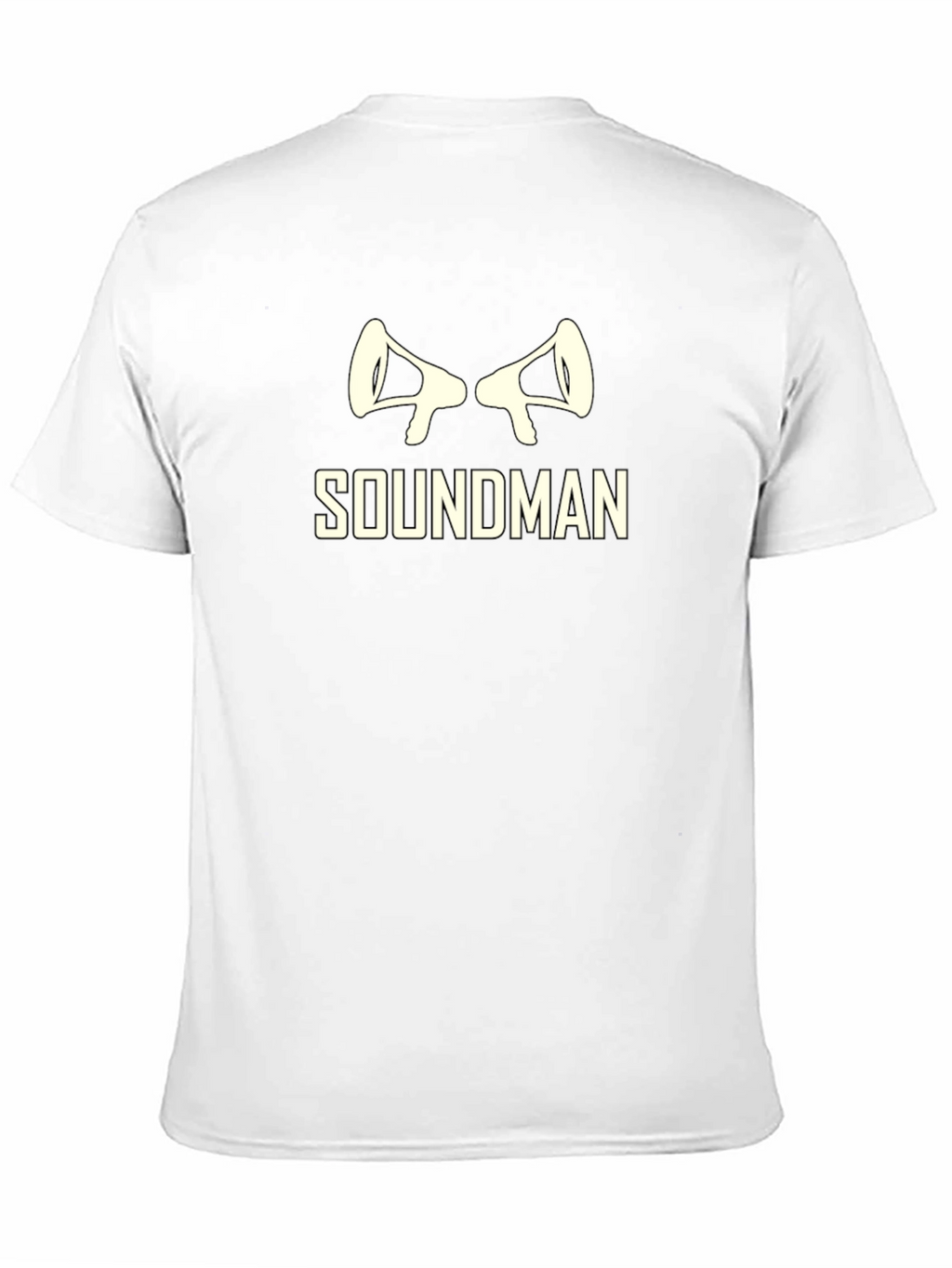 Soundman Graphic Tee - Black Cotton T-Shirt