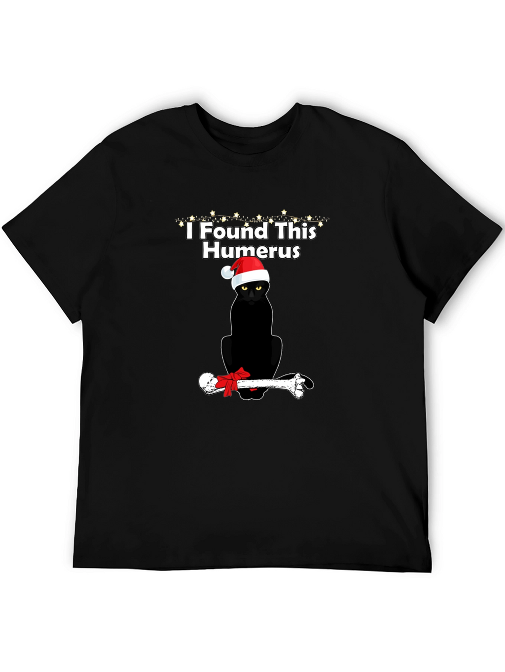 Funny Christmas Cat Humerus T-Shirt