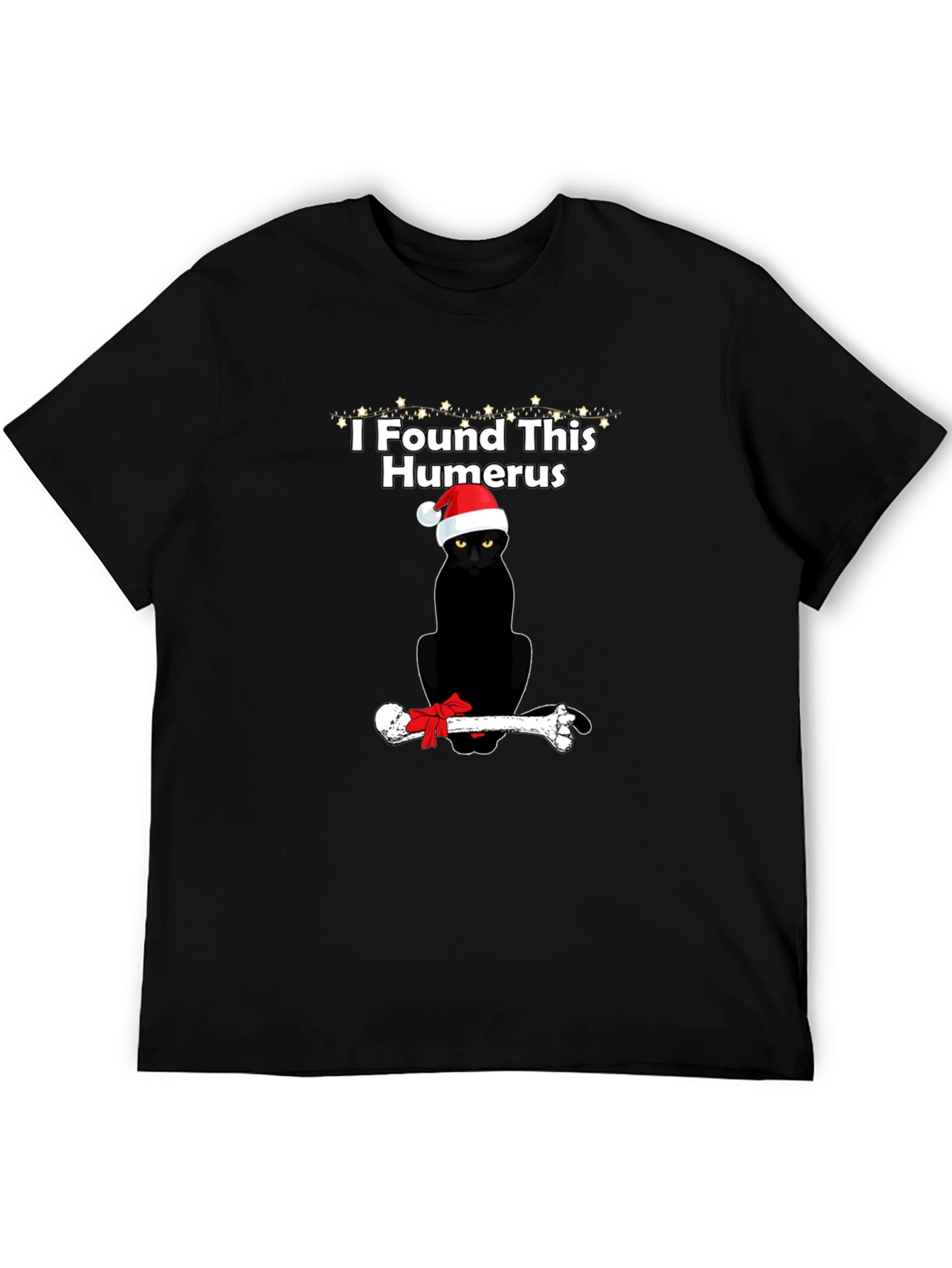 Funny Christmas Cat Humerus T-Shirt