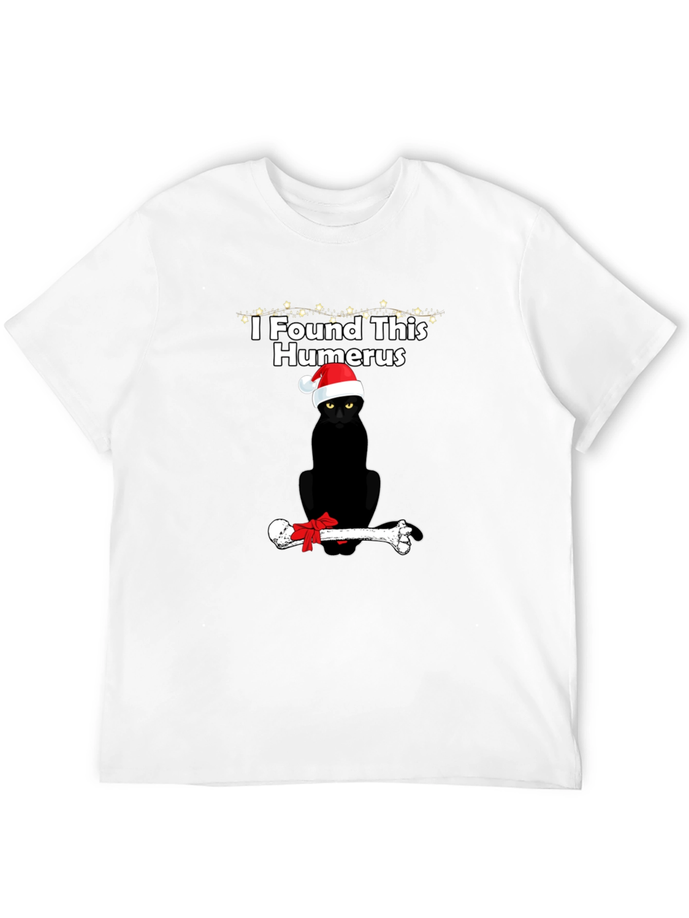 Funny Christmas Cat Humerus T-Shirt