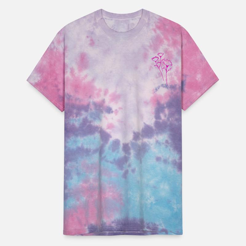 Minimal Flower Outline In Pink