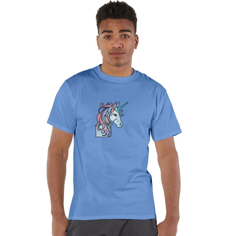 Minimalist emotional and beautiful unicorn