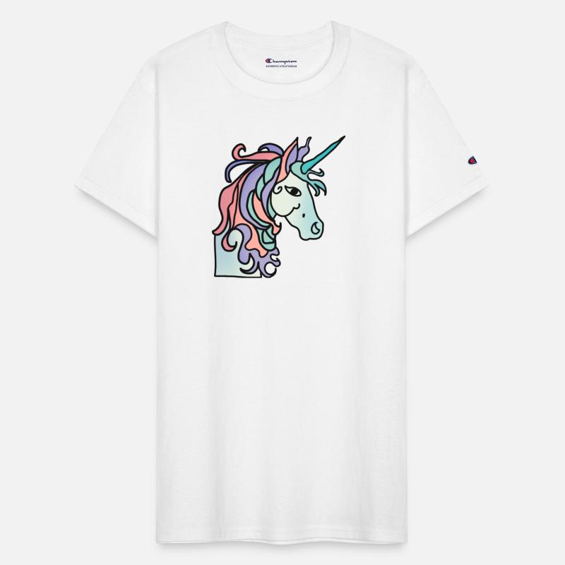Minimalist emotional and beautiful unicorn