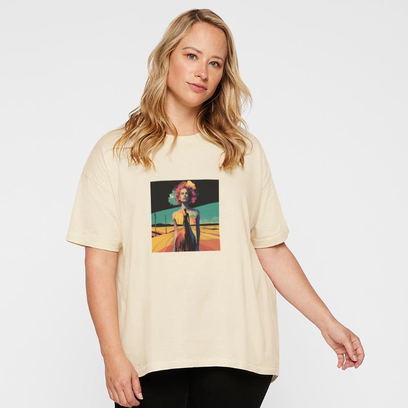 Minimalist watercolor painting T shirt