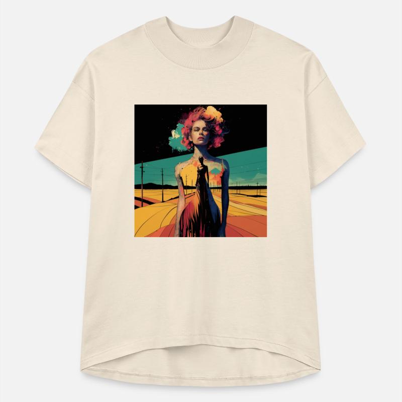 Minimalist watercolor painting T shirt