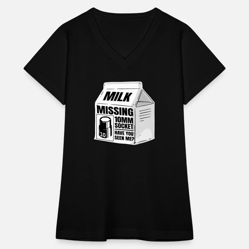 Missing 10MM Socket Milk Carton Funny Mechanic