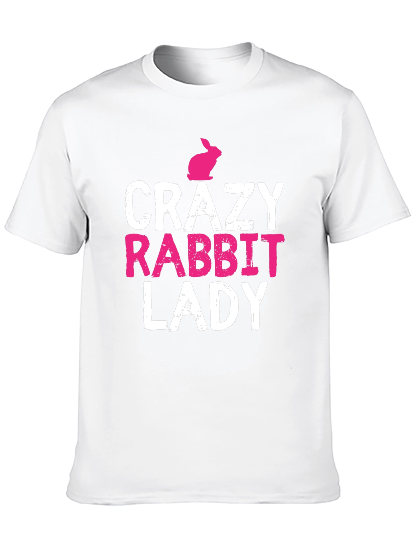 Crazy Rabbit Lady T-Shirt - Funny Animal Lover Tee