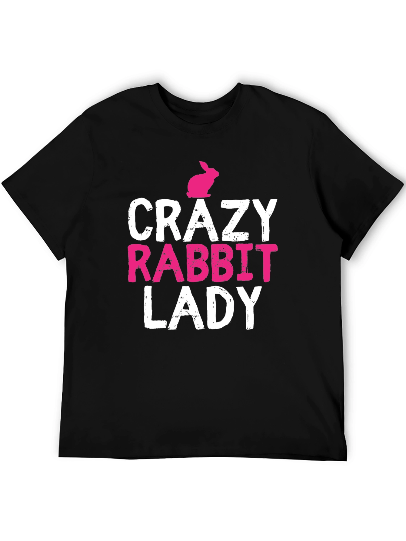 Crazy Rabbit Lady T-Shirt - Funny Animal Lover Tee