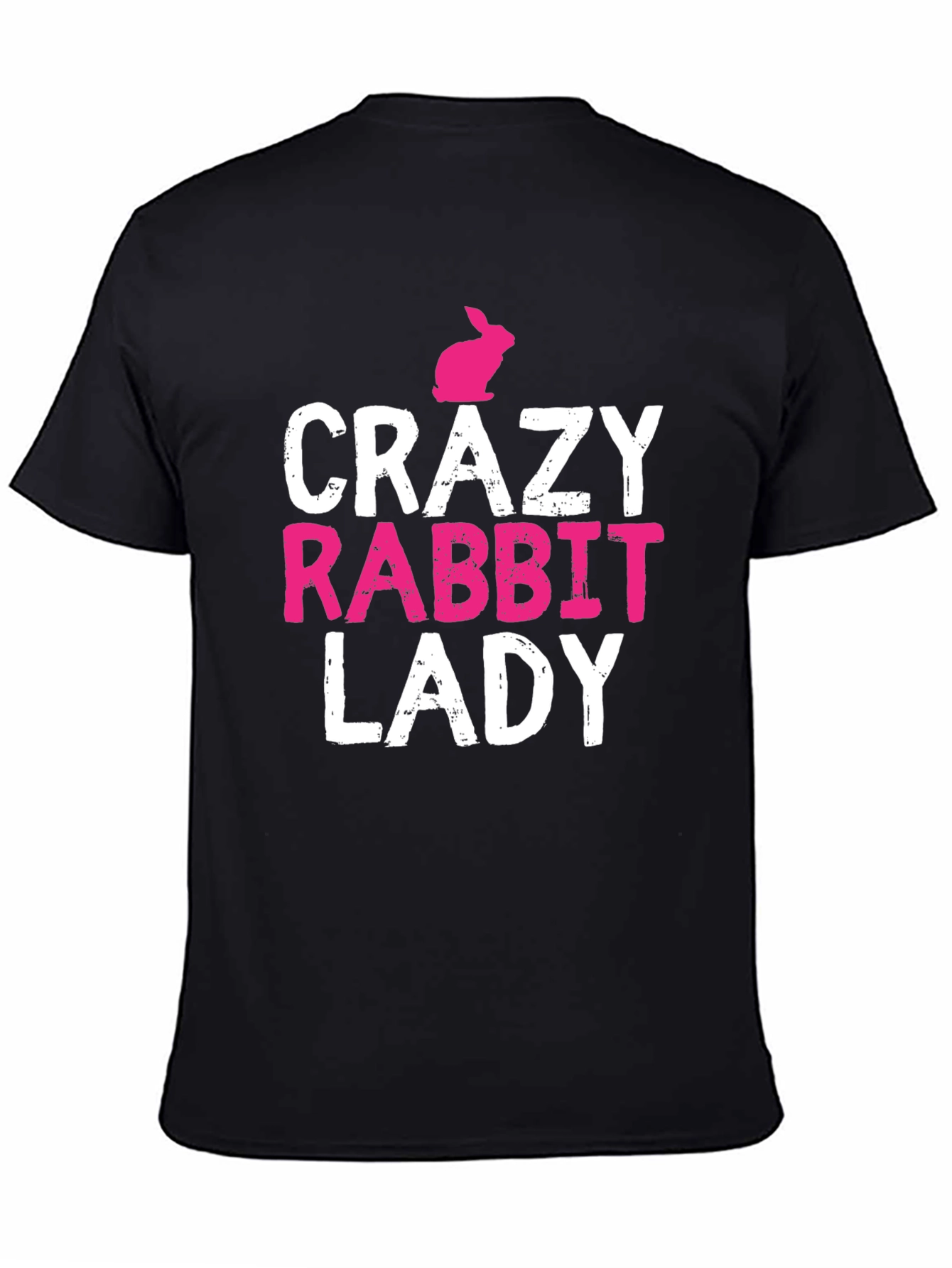 Crazy Rabbit Lady T-Shirt - Funny Animal Lover Tee