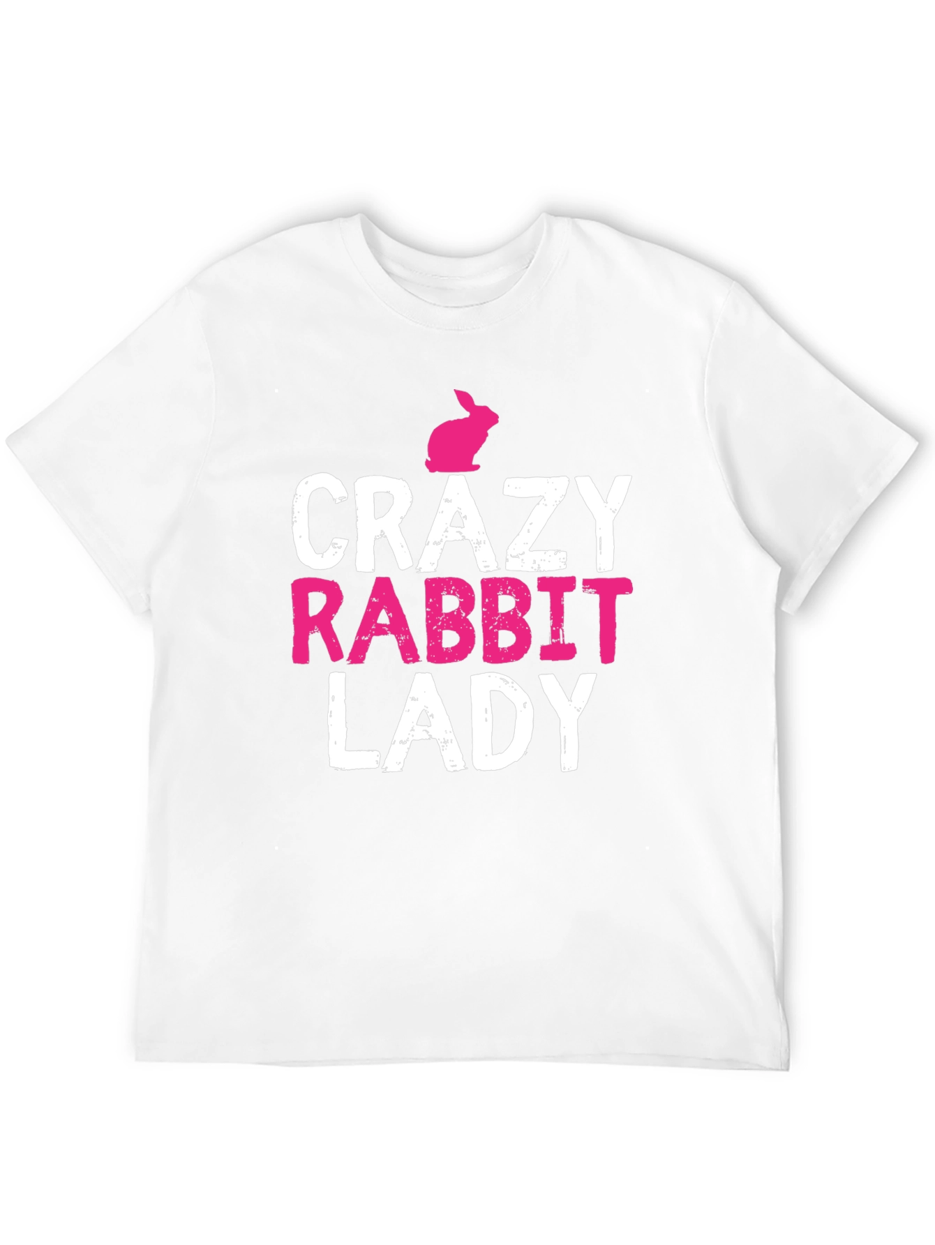 Crazy Rabbit Lady T-Shirt - Funny Animal Lover Tee