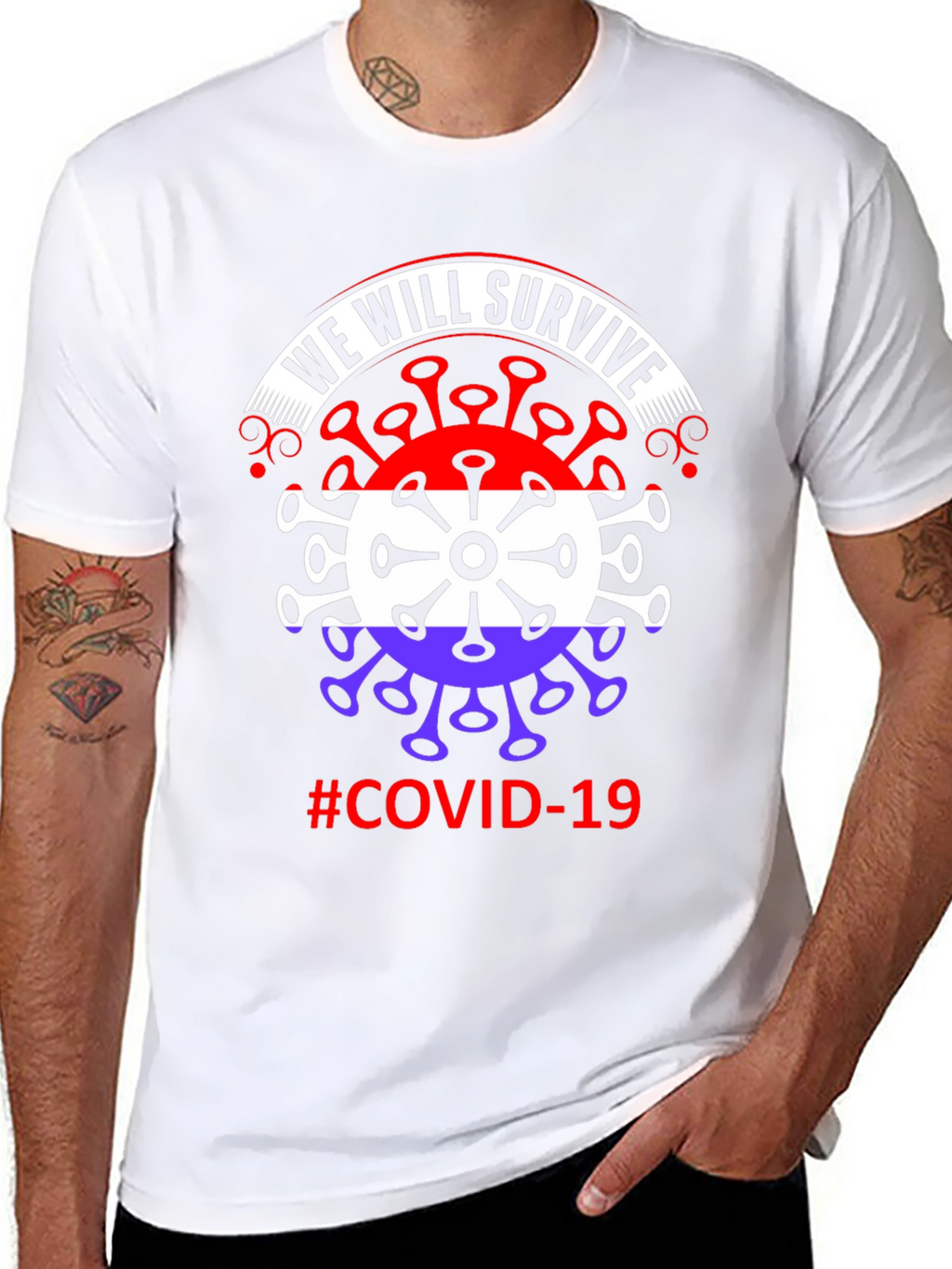 We Will Survive COVID-19 Graphic Tee