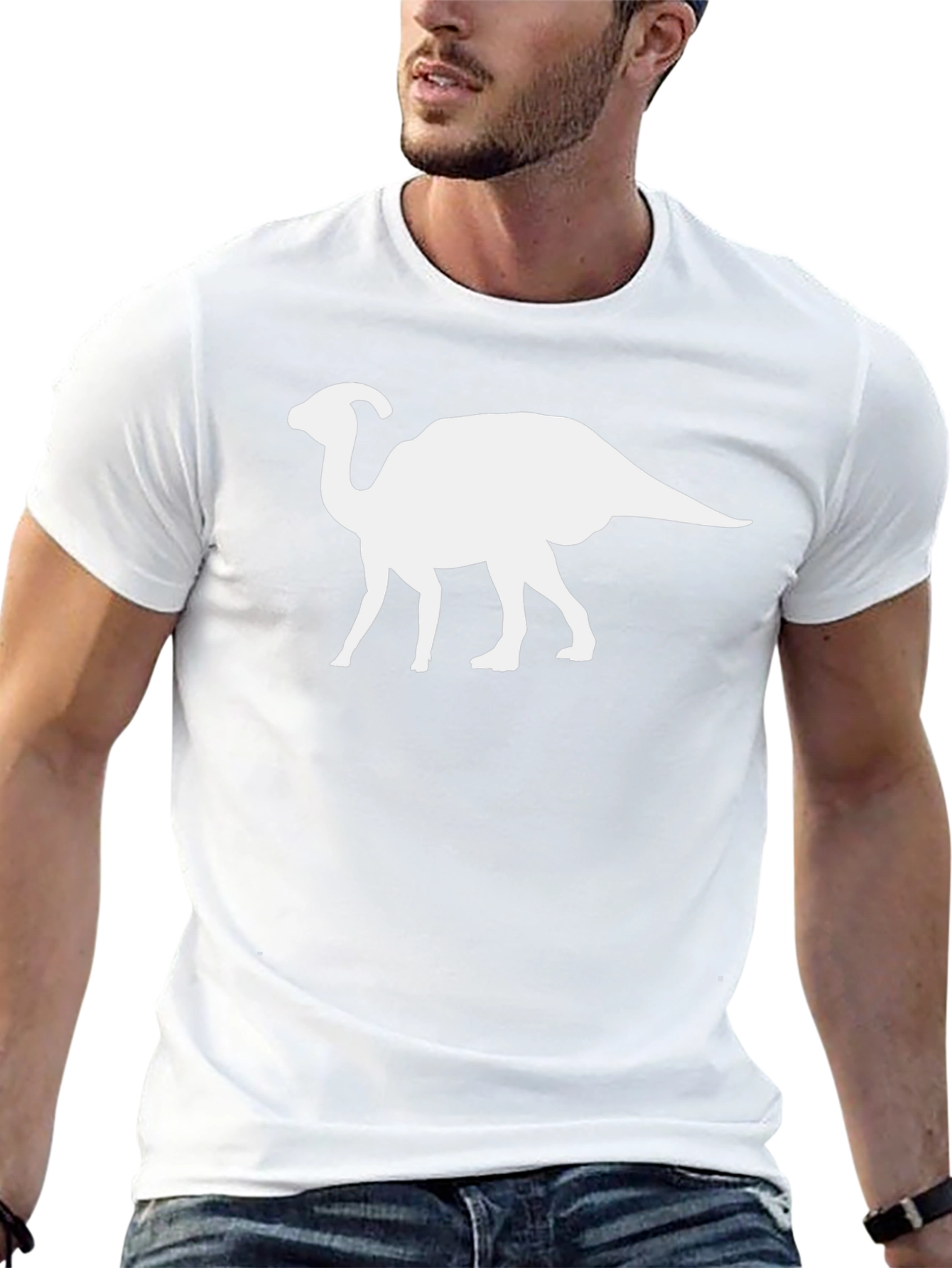 Parasaurolophus Dinosaur Graphic Tee