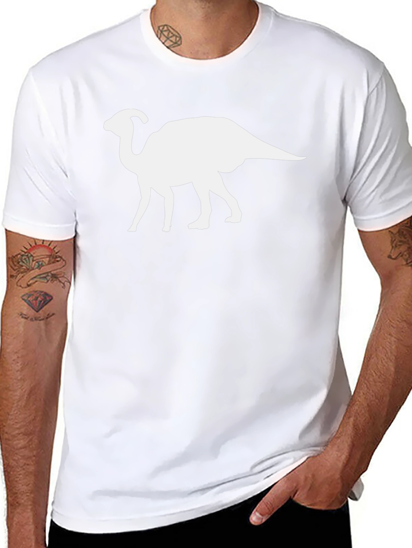 Parasaurolophus Dinosaur Graphic Tee