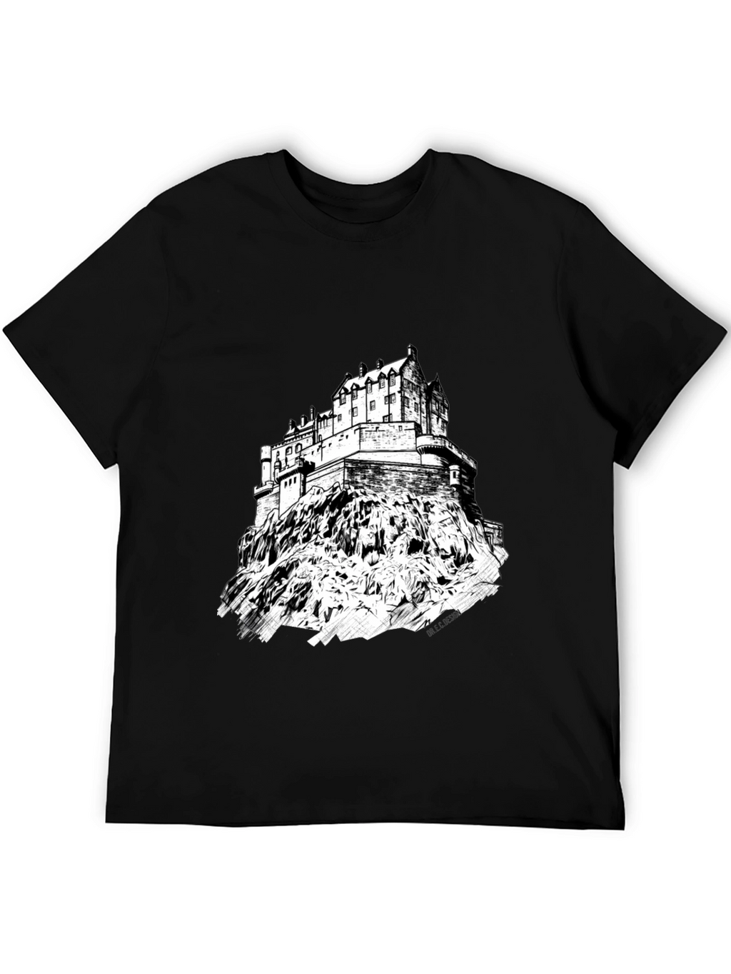 Edinburgh Castle Graphic T-Shirt
