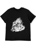 Edinburgh Castle Graphic T-Shirt