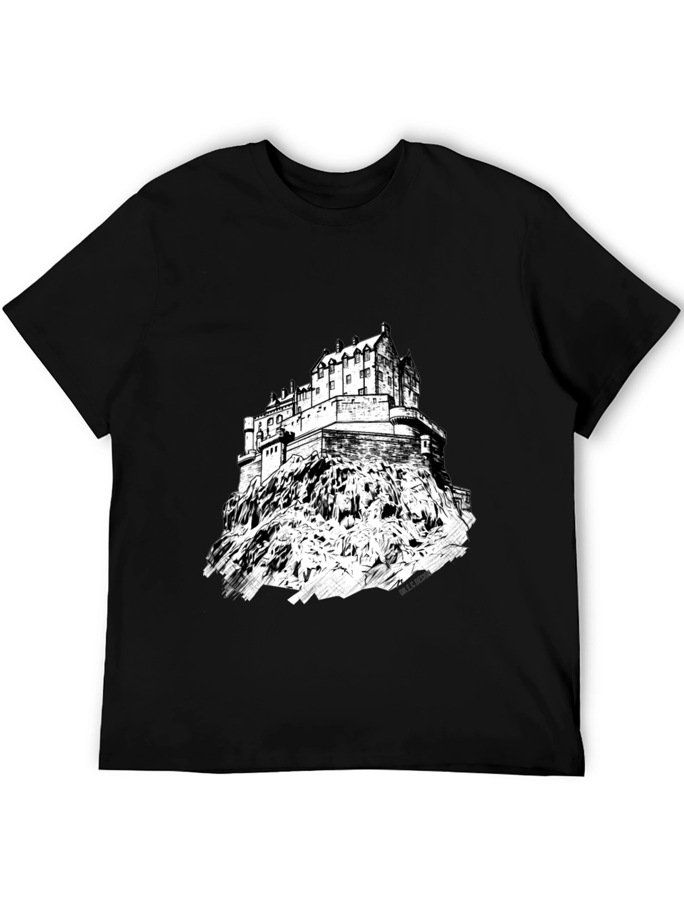 Edinburgh Castle Graphic T-Shirt