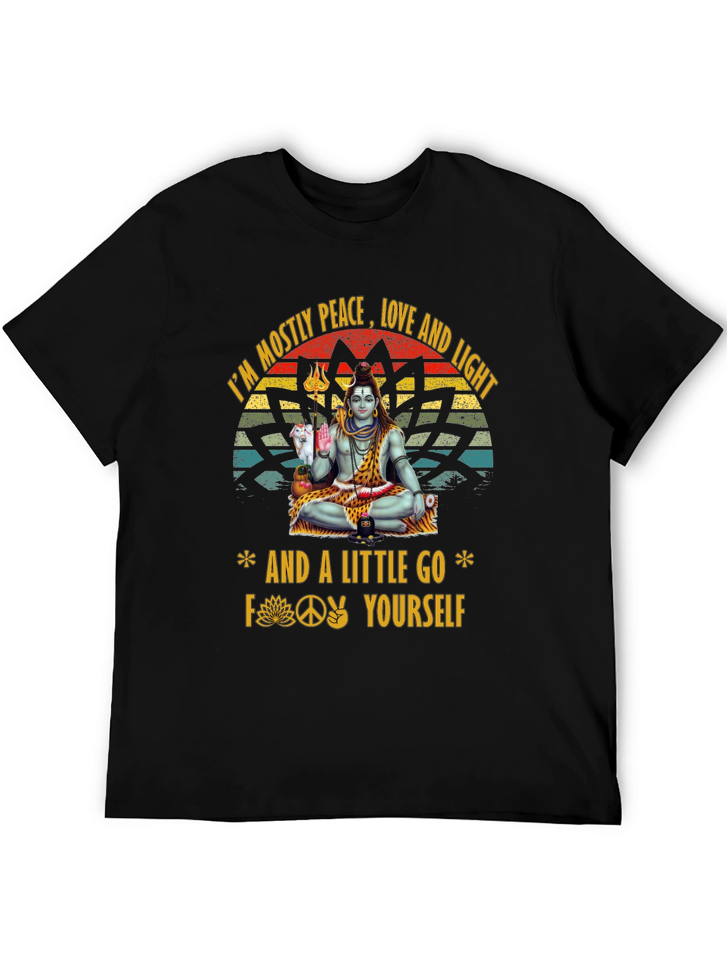 Peace Love and Light Graphic T-Shirt