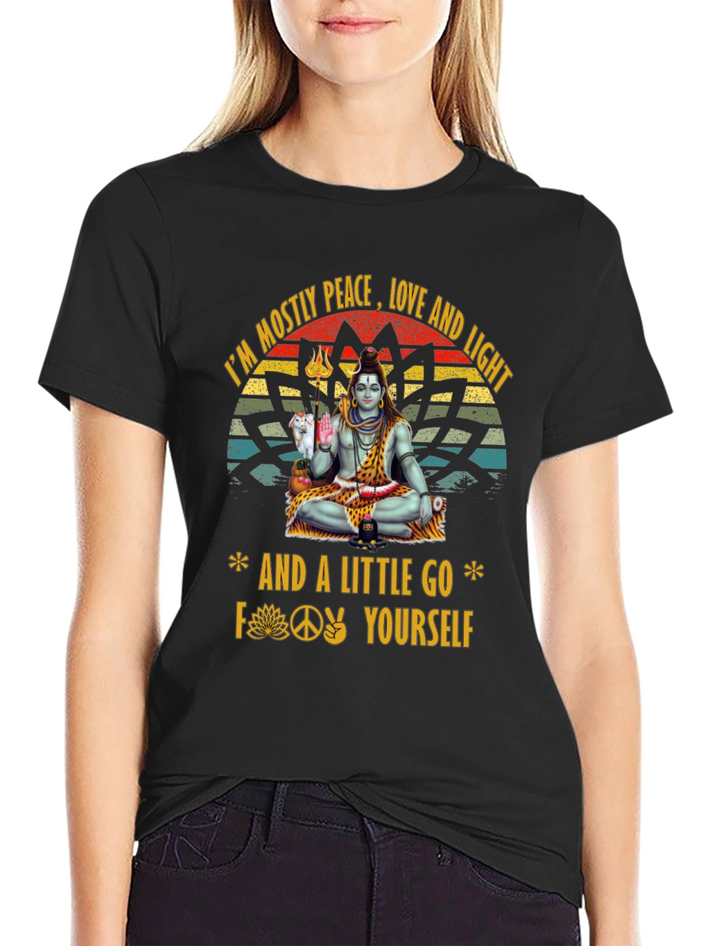 Peace Love and Light Graphic T-Shirt