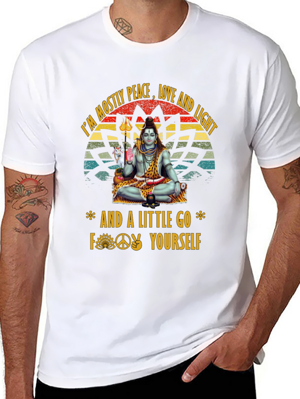 Peace Love and Light Graphic T-Shirt