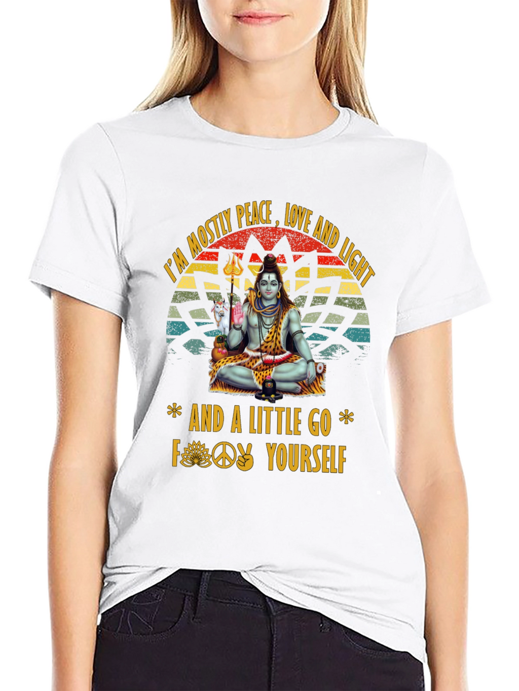 Peace Love and Light Graphic T-Shirt