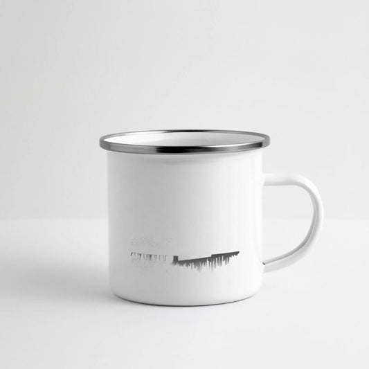 Monochromatic Artwork of Nature and Guitar