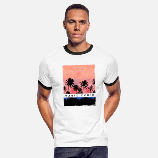 Monte Carlo Vacation Souvenir Beach Palm Tree