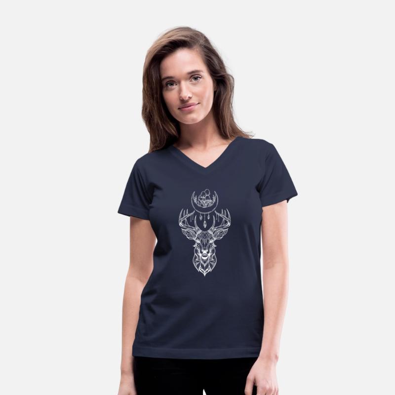 Moon Luna Mona Polygon Deer