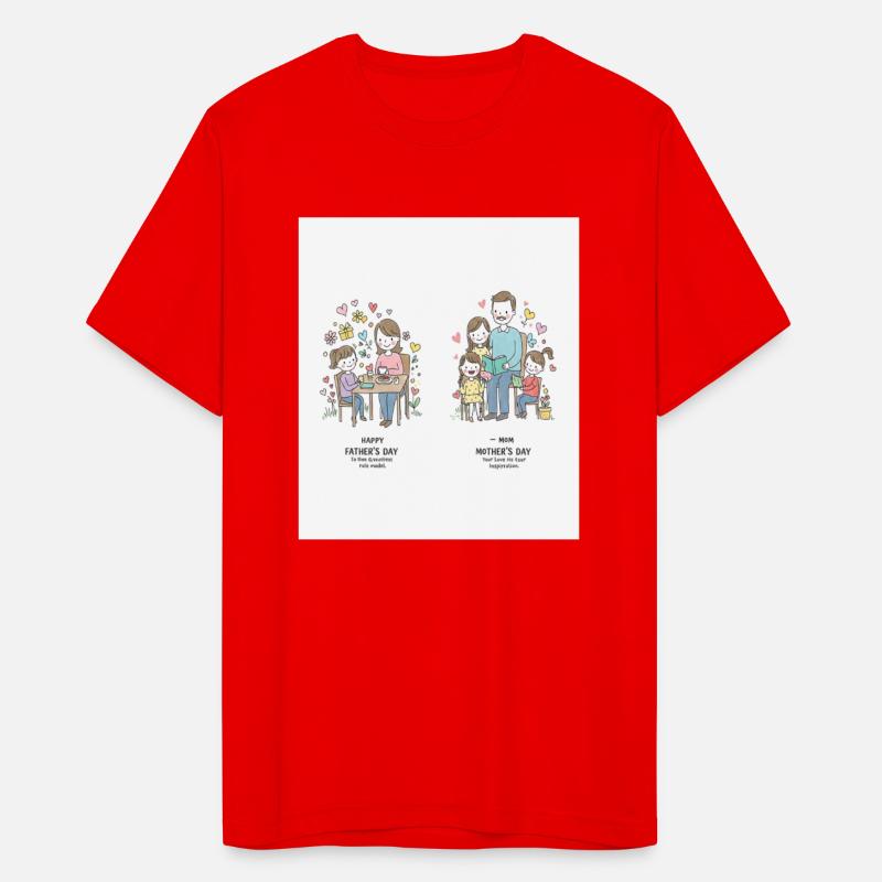 Mother's Day Family Illustration - Versatile Graph