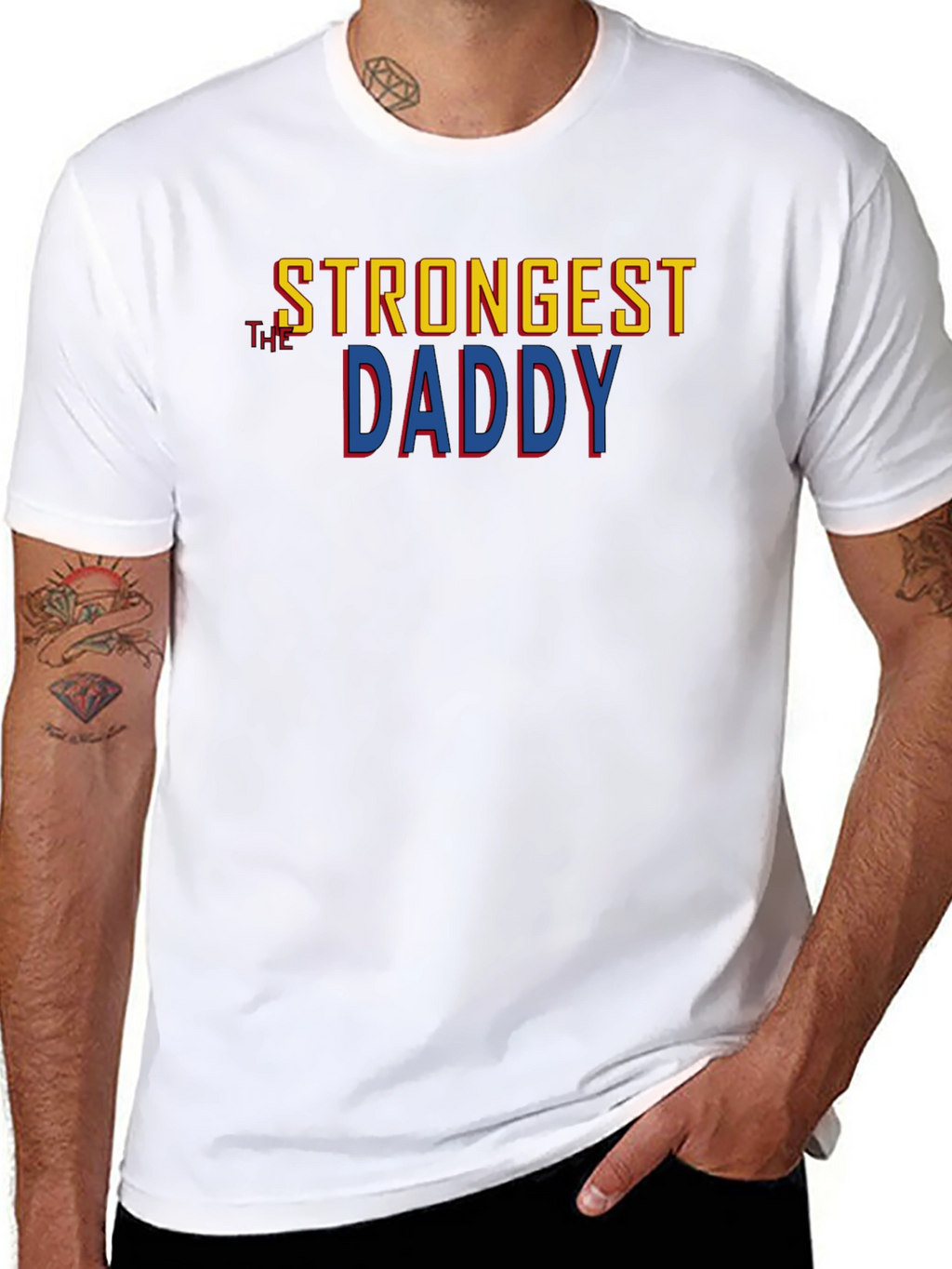 Strongest The Daddy Graphic Tee - Black