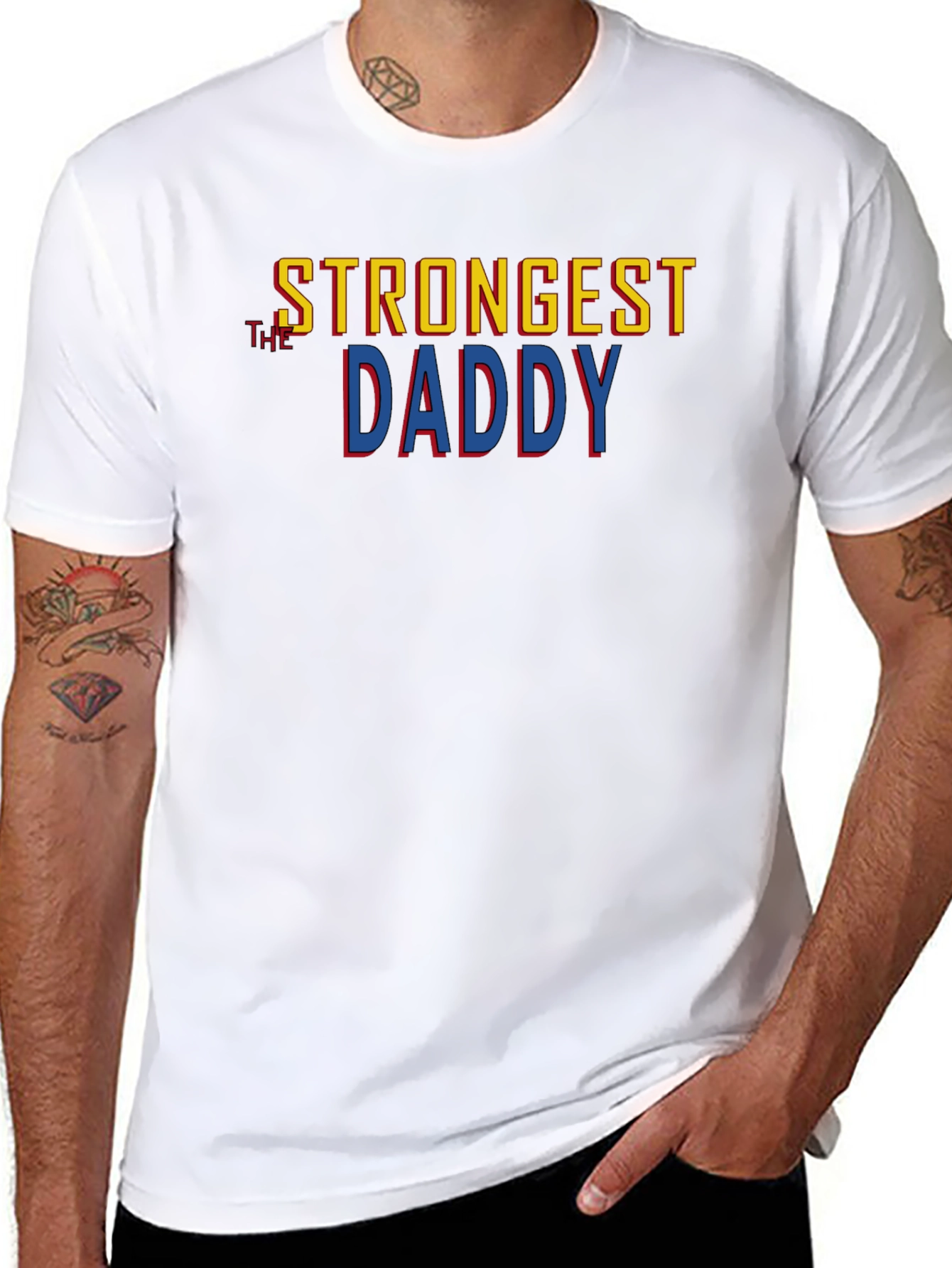 Strongest The Daddy Graphic Tee - Black