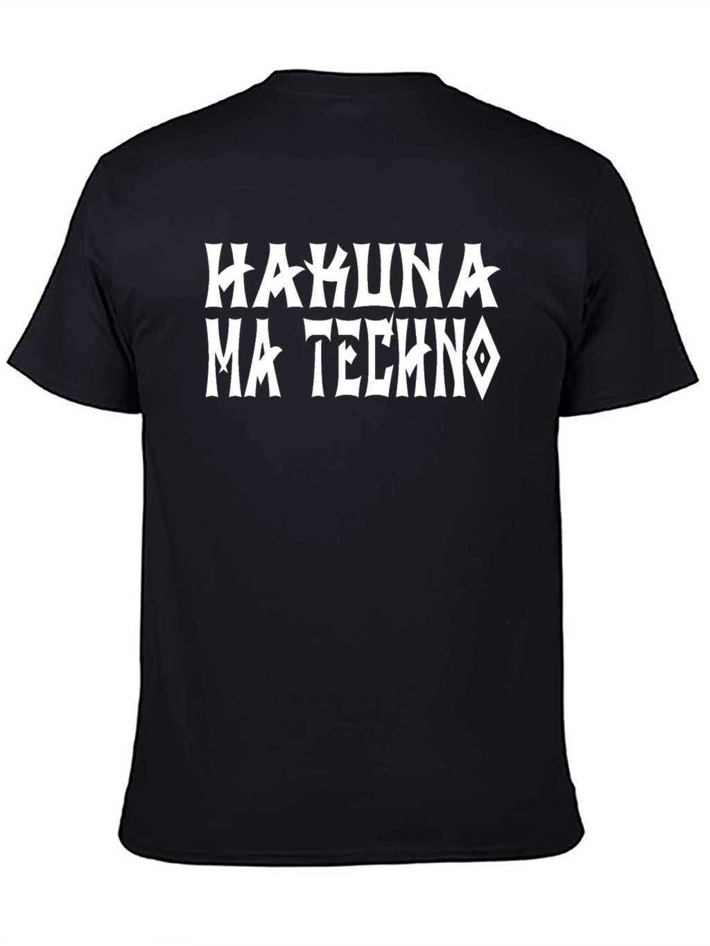 Hakuna Ma Techno Black T-Shirt - Trendy Graphic Tee