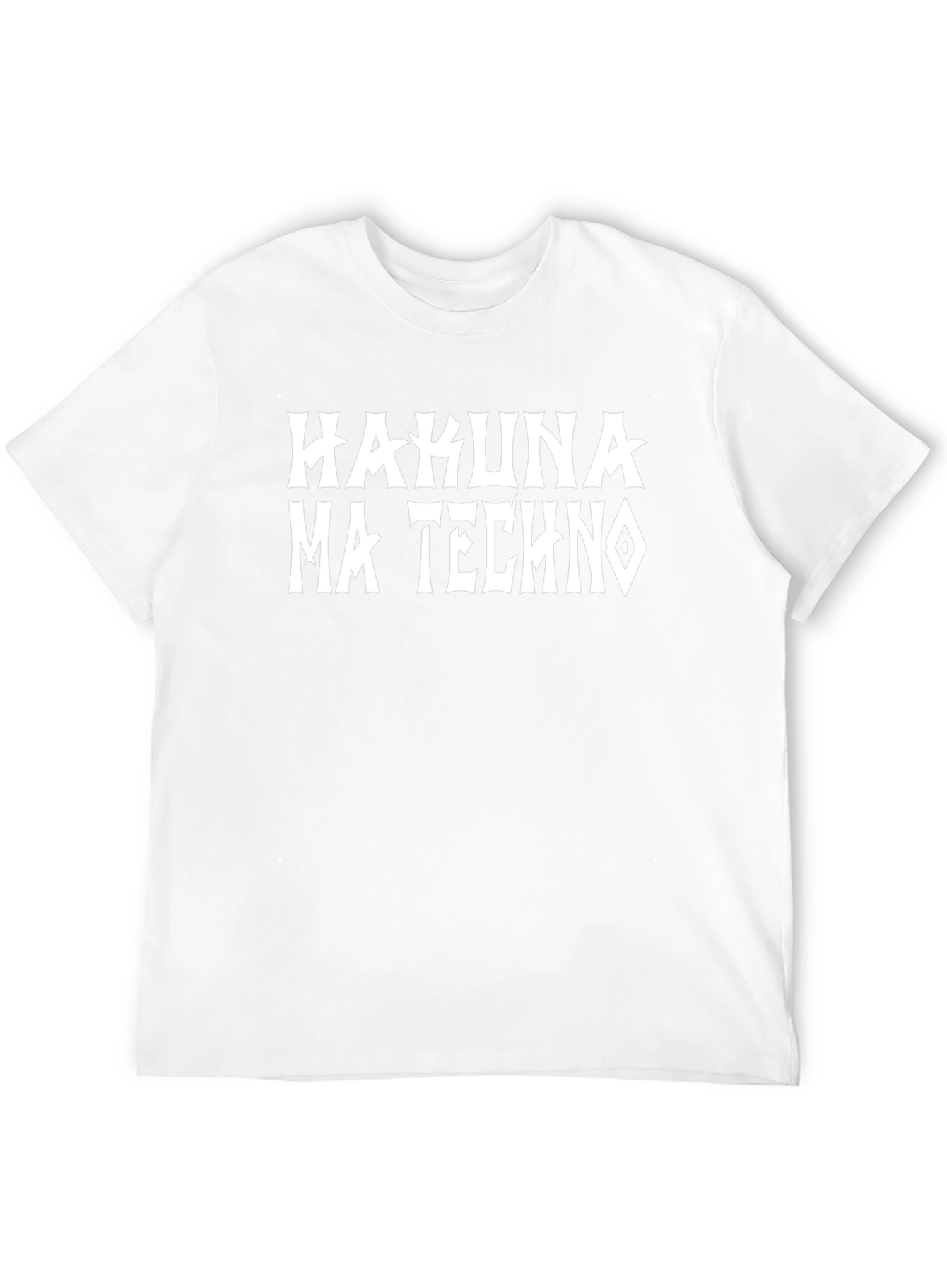 Hakuna Ma Techno Black T-Shirt - Trendy Graphic Tee