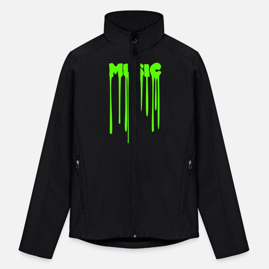 Music Quote Party Green Slime Graffiti Spray