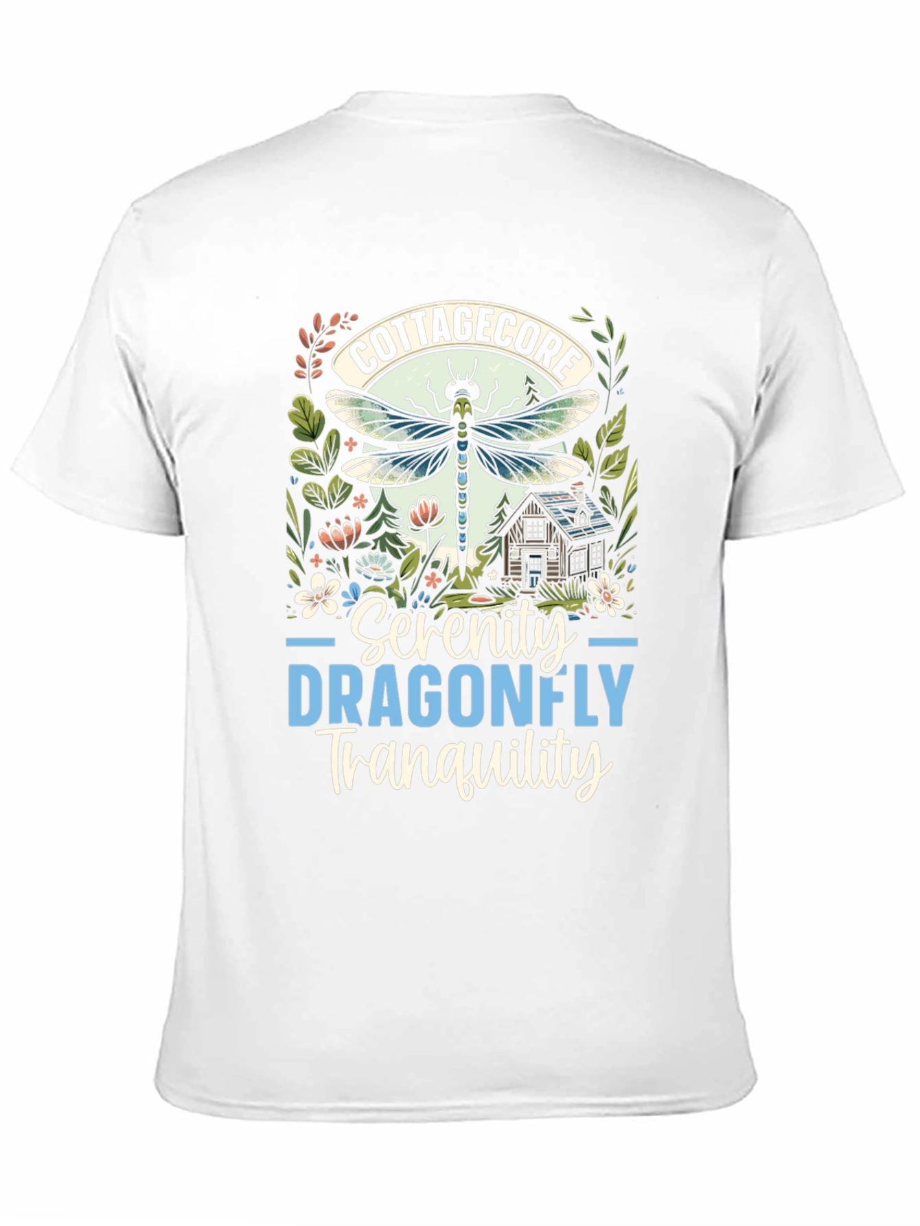 Cottagecore Dragonfly Tranquility T-Shirt
