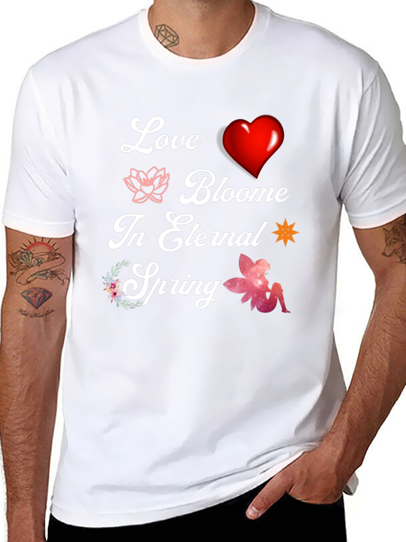 Love Blooms T-Shirt - Eternal Spring Design