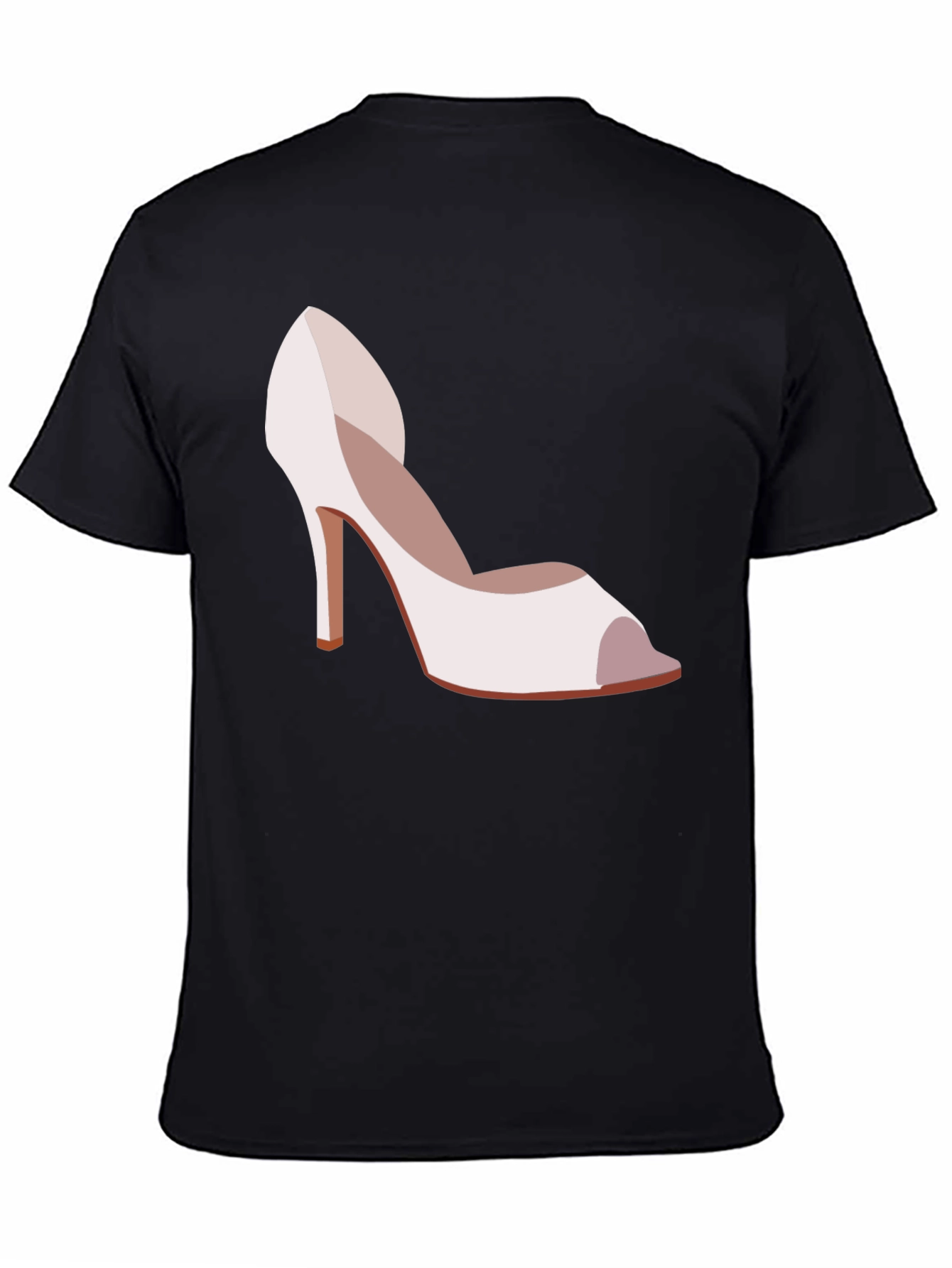 High Heel Graphic Tee - Stylish Womens Shoe Design