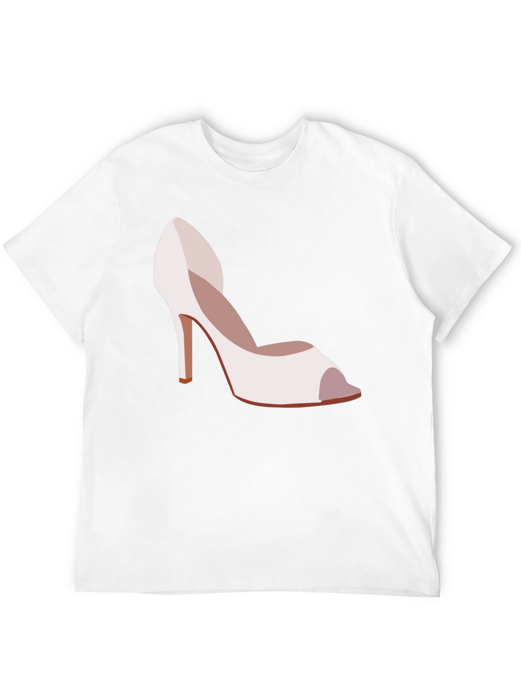 High Heel Graphic Tee - Stylish Womens Shoe Design