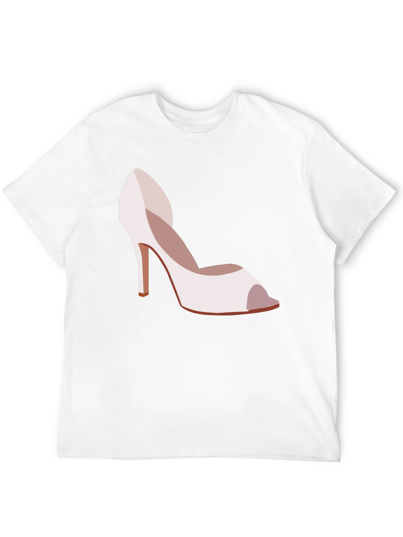 High Heel Graphic Tee - Stylish Womens Shoe Design
