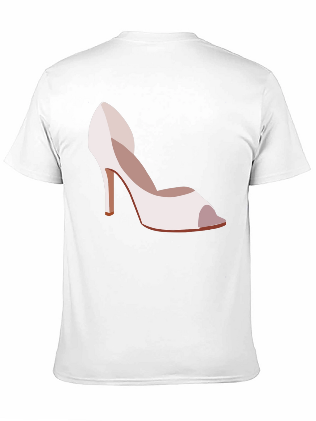 High Heel Graphic Tee - Stylish Womens Shoe Design