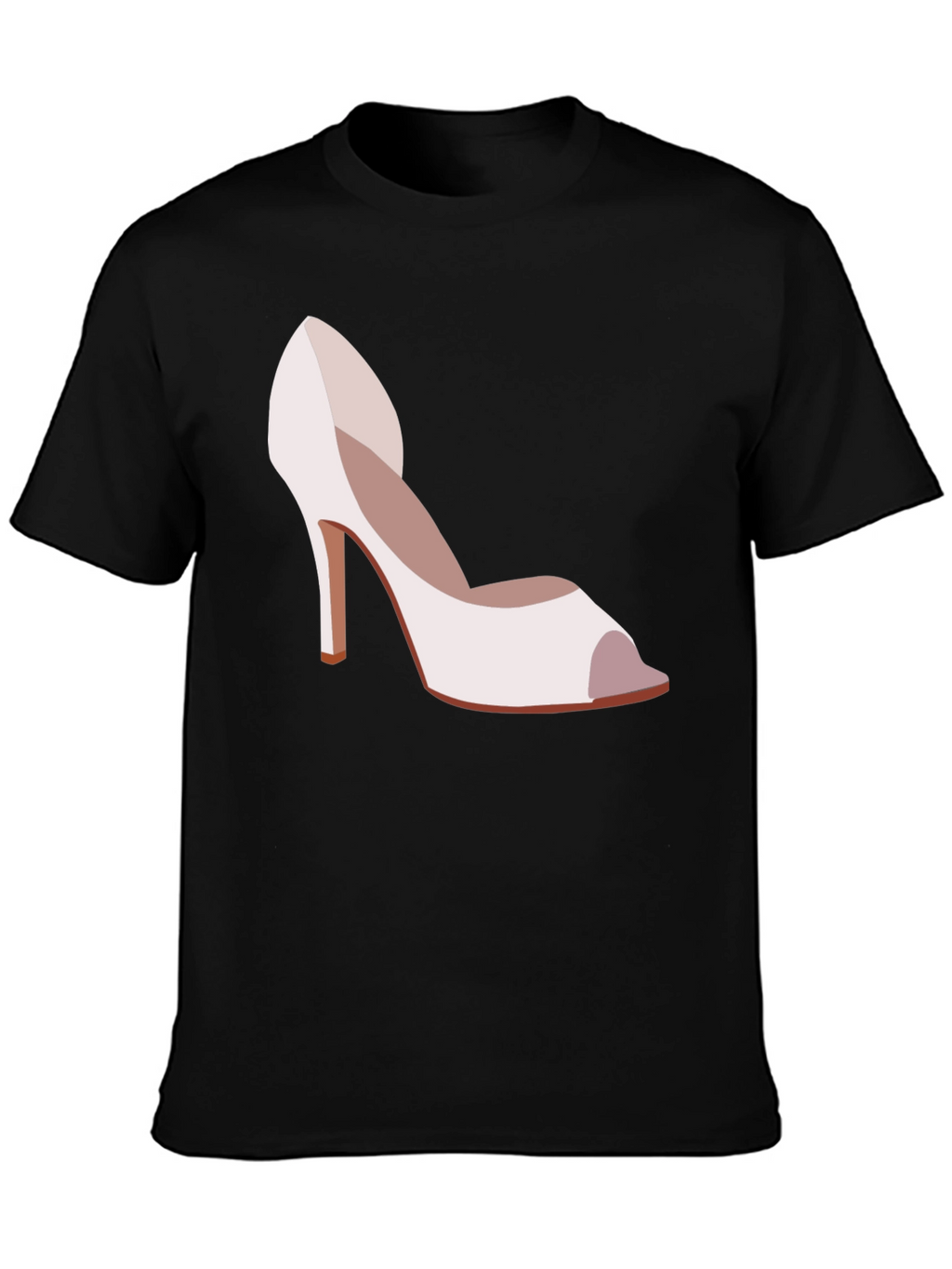 High Heel Graphic Tee - Stylish Womens Shoe Design