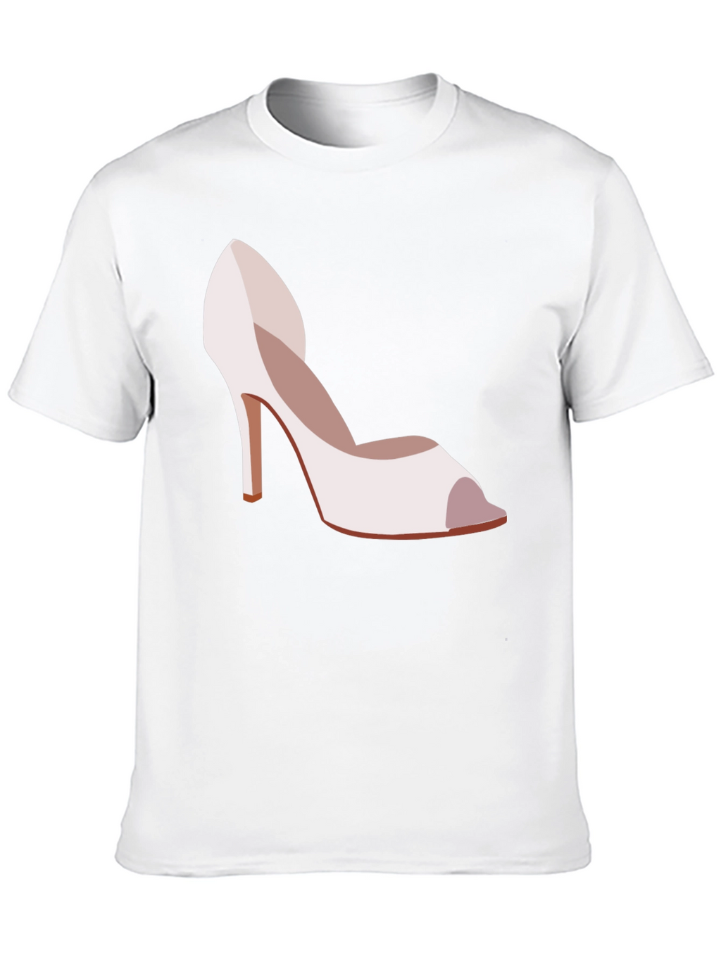 High Heel Graphic Tee - Stylish Womens Shoe Design