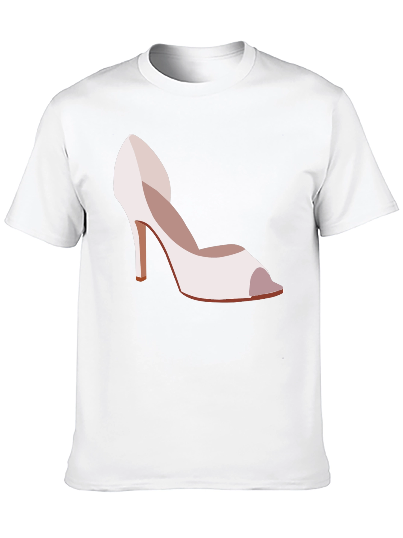 High Heel Graphic Tee - Stylish Womens Shoe Design