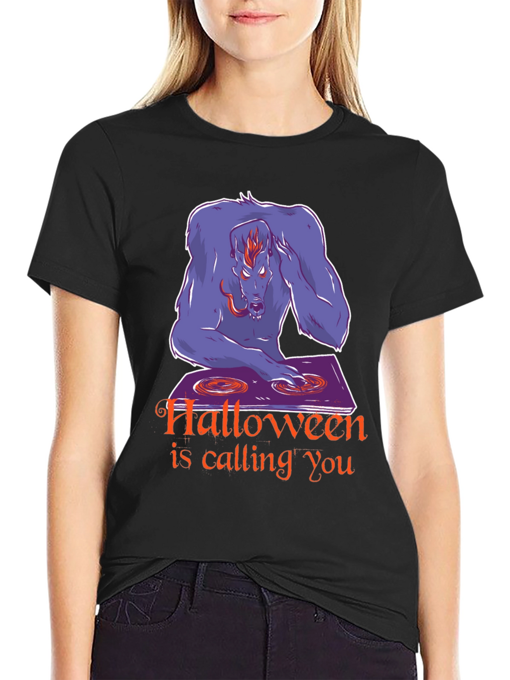 Halloween DJ Monster Graphic Tee